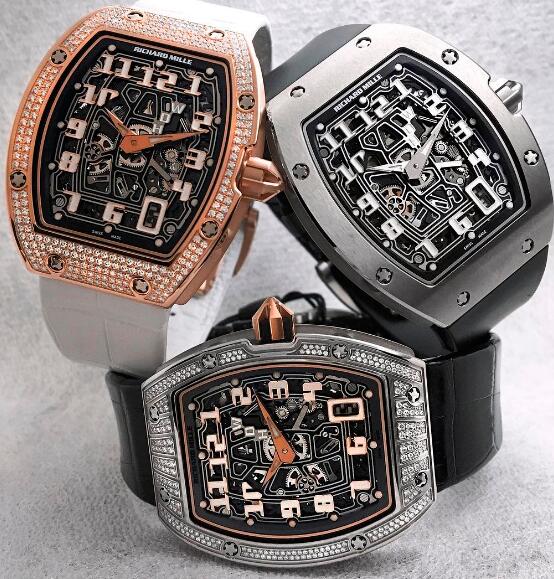 Richard Mille Replica Watch RM 067 Automatic Extra Flat RM 067-01 WG Diamond